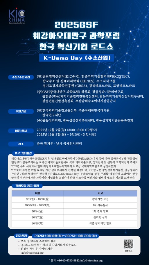 KIC중국 GSF포럼 개최